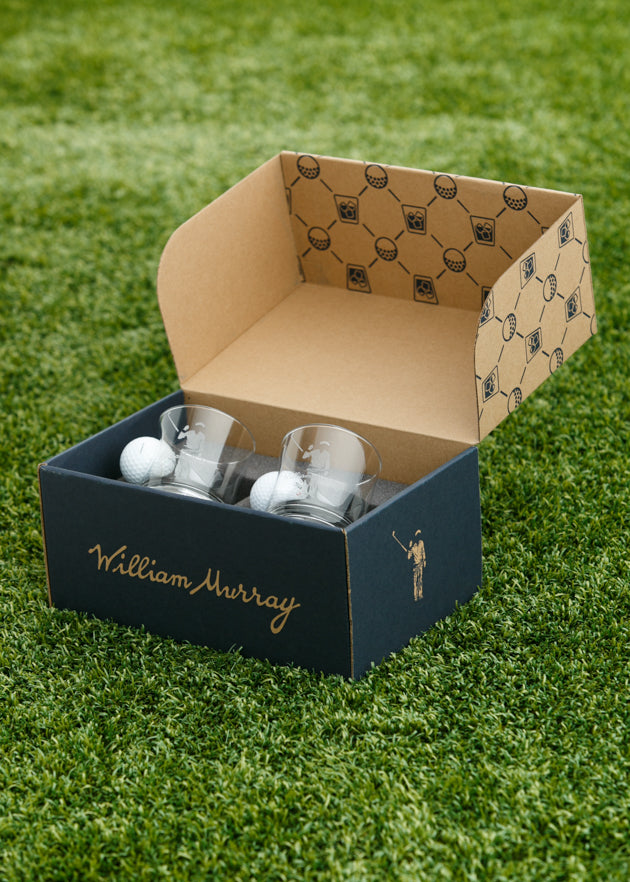 Murray Golf Ball Whiskey Glass Set