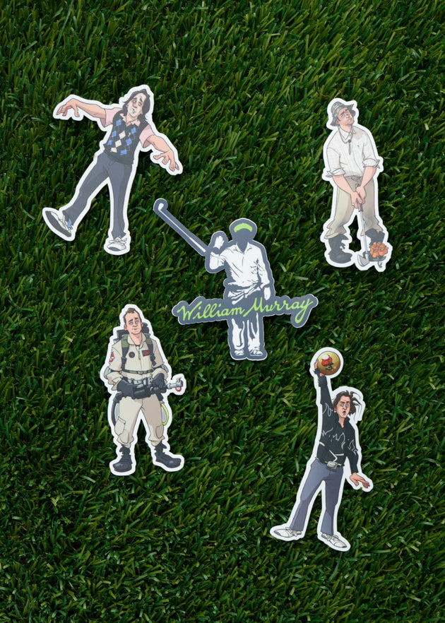 The Leading Man (I) Sticker Pack | Set | William Murray Golf