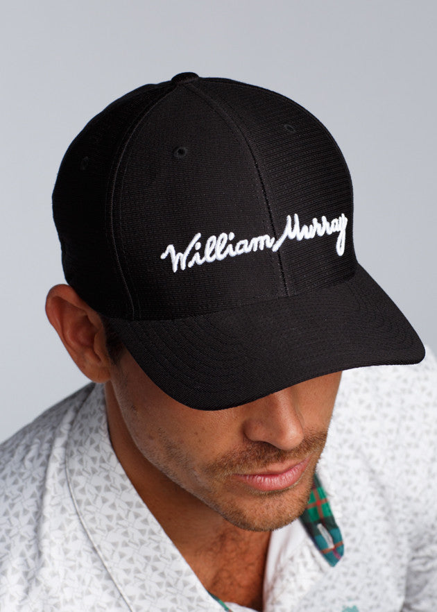 Players Tech Hat | Black | Detail | William Murray Golf