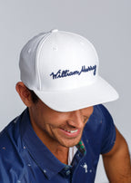 Players Tech Hat | White | Detail | William Murray Golf