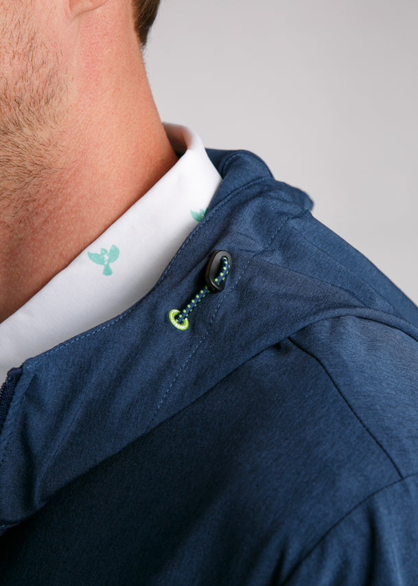 Stow Away Men's Jacket | Navy | Eyelet | William Murray Golf