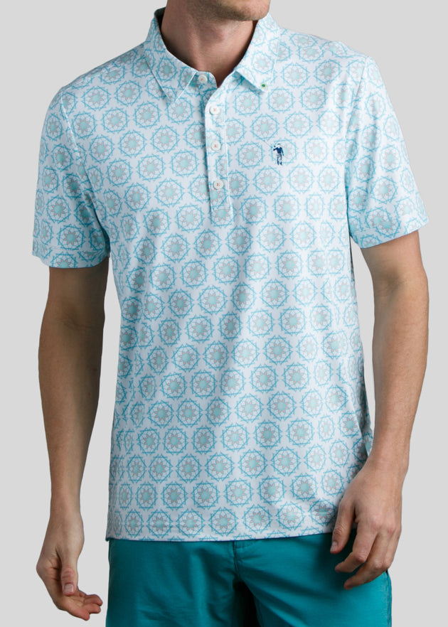 Sandy Tiles Men's Polo