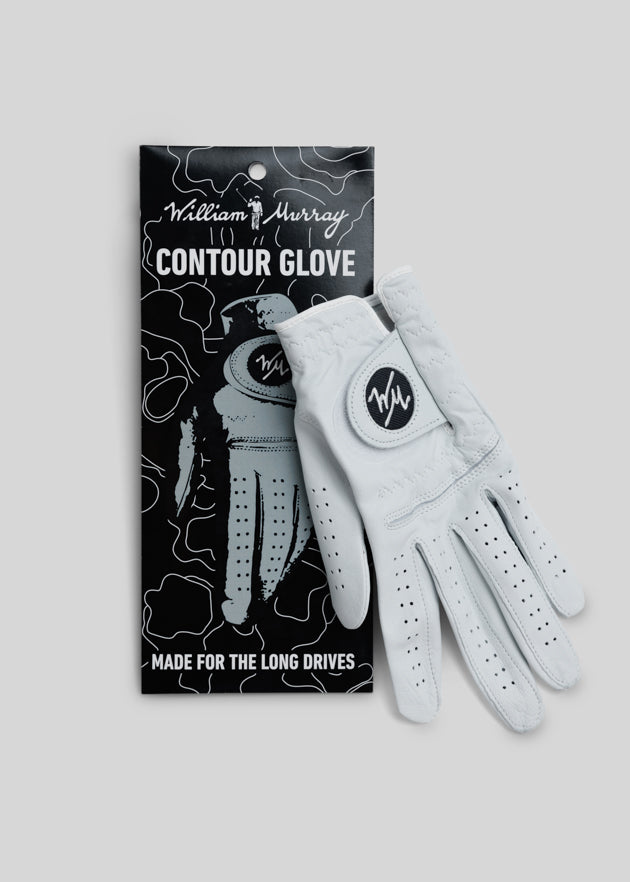 Ladies WM Contour Golf Glove | White-Black/White | Studio | William Murray Golf