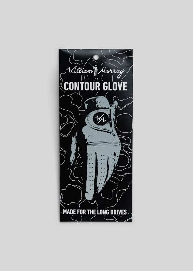Ladies WM Contour Golf Glove | White-Black/White | Packaging | William Murray Golf