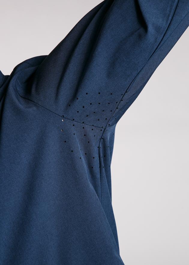 Murray Classic Long Sleeve Button Down | Navy | Breathable | William Murray Golf