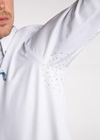 Murray Classic Long Sleeve Button Down | White | Breathable | William Murray Golf