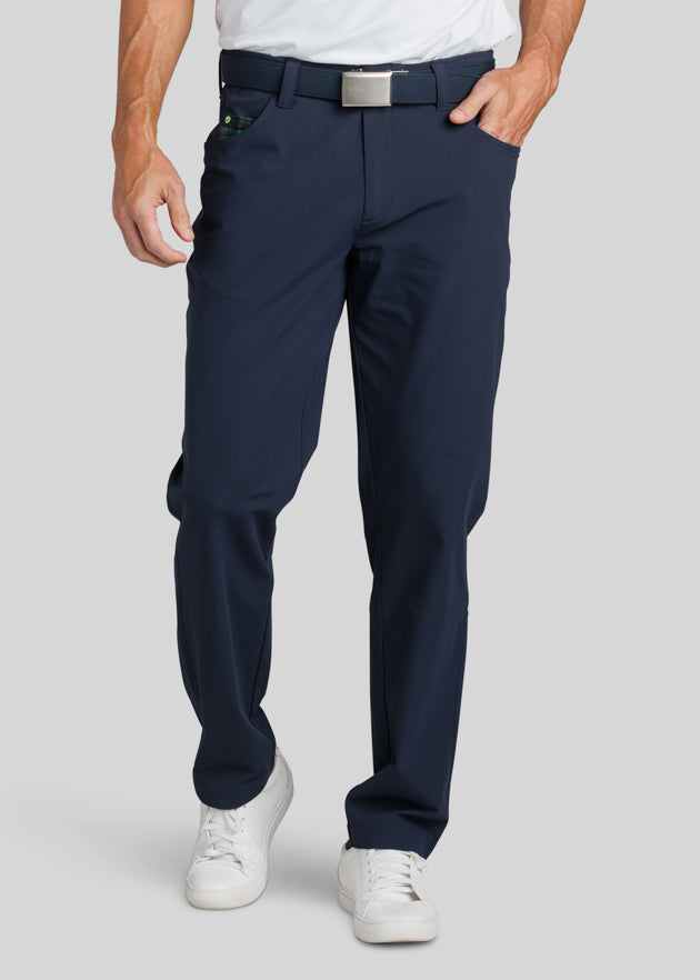 Murray Men's Performance Pants | Navy | Front | William Murray Golf