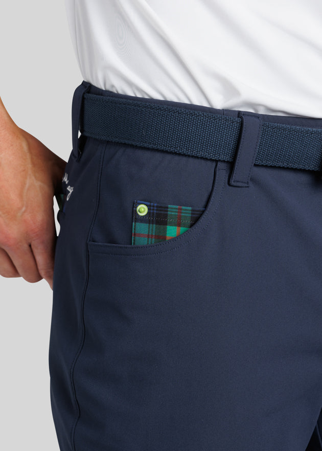 Murray Men's Performance Pants | Navy | Pocket | William Murray Golf