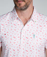 Buggin' Out Men's Polo | White | Front | Detail | William Murray Golf