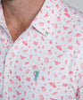 Buggin' Out Men's Polo | White | Front | Logo | William Murray Golf