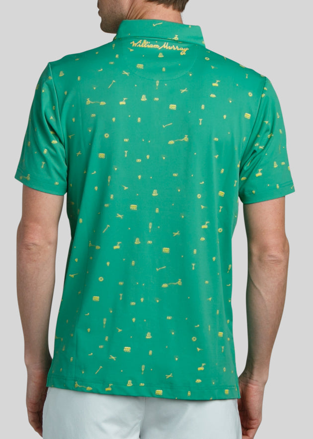 RUSSELL GOLF オリーブグリーン シャツ Ode To Carl Men's Polo | Green | William Murray Golf