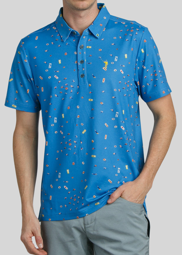 The Deep End Men's Polo