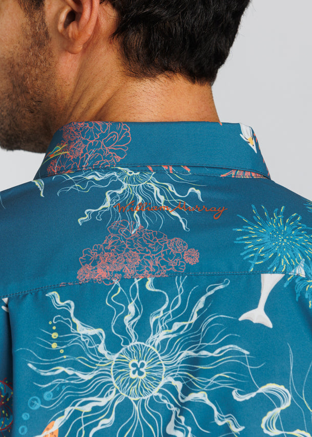 Electric Sea Button Down