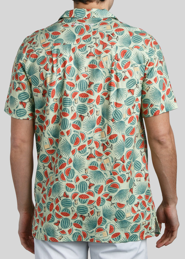 Seed Spitters Vacation Button Down