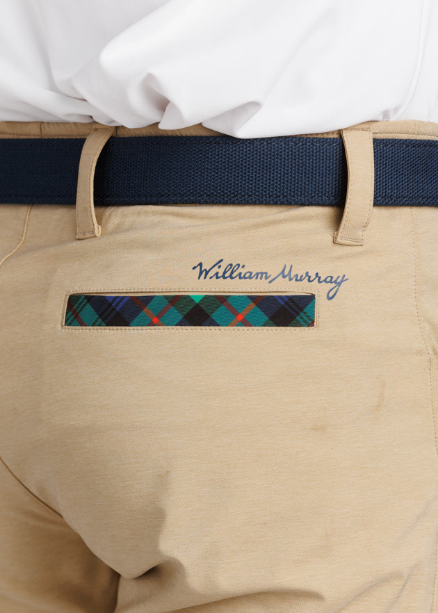Murray Classic 10" Men's Shorts | Khaki | Pocket | William Murray Golf