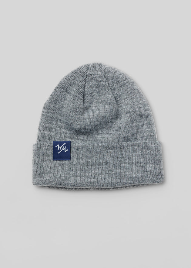 The Captain Low Profile Beanie | Grey | Front | William Murray Golf