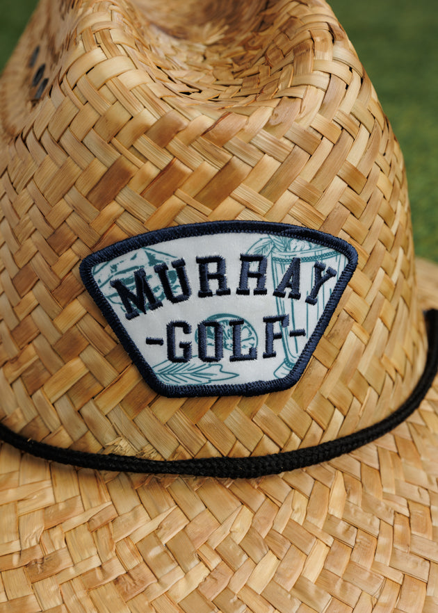 Minty Fresh Sun Guru Hat | White | Logo | William Murray Golf
