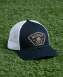 Murray Golf Patch Trucker Hat | Navy/White | Front | William Murray Golf
