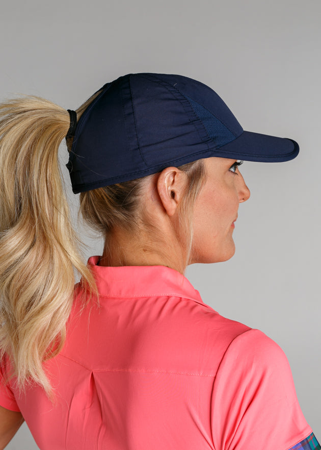 Women's High Ponytail Tech Hat
