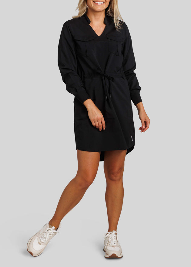 Murray Classic Driver Dress | Black | Front | William Murray Golf