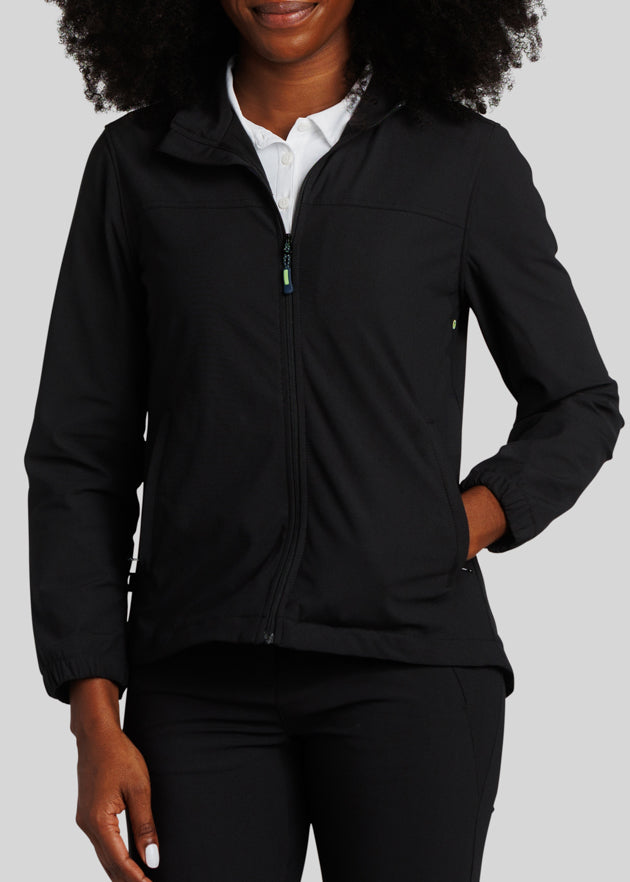 Murray Classic Women's Wedge Jacket | Black | Front | William Murray Golf