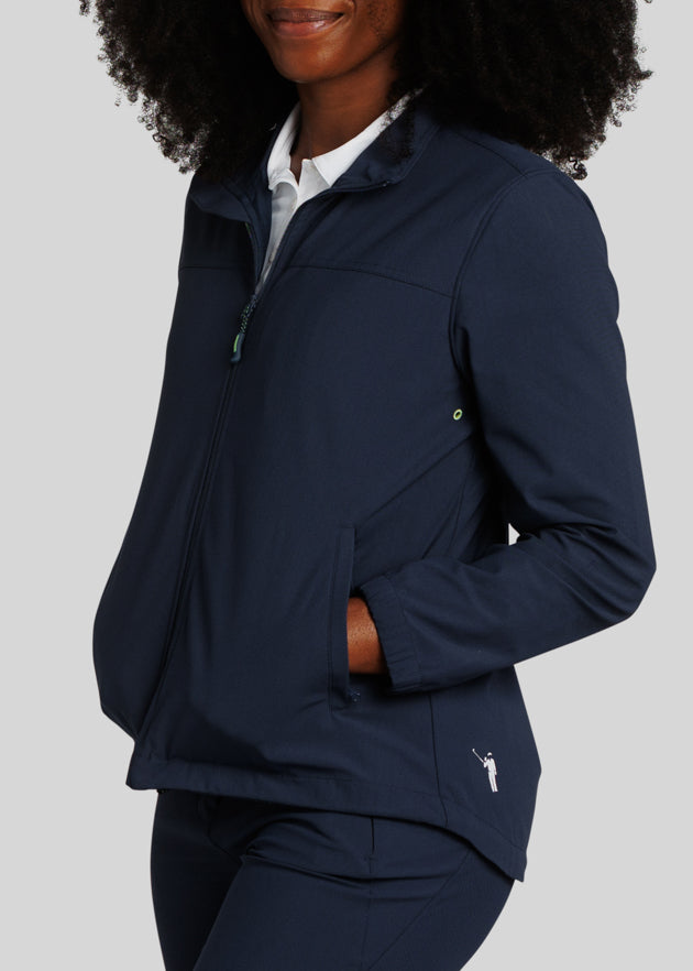 Murray Classic Women's Wedge Jacket | Navy | Front | William Murray Golf