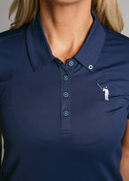 Murray Classic Women's Polo Dress | Navy | Buttons | William Murray Golf