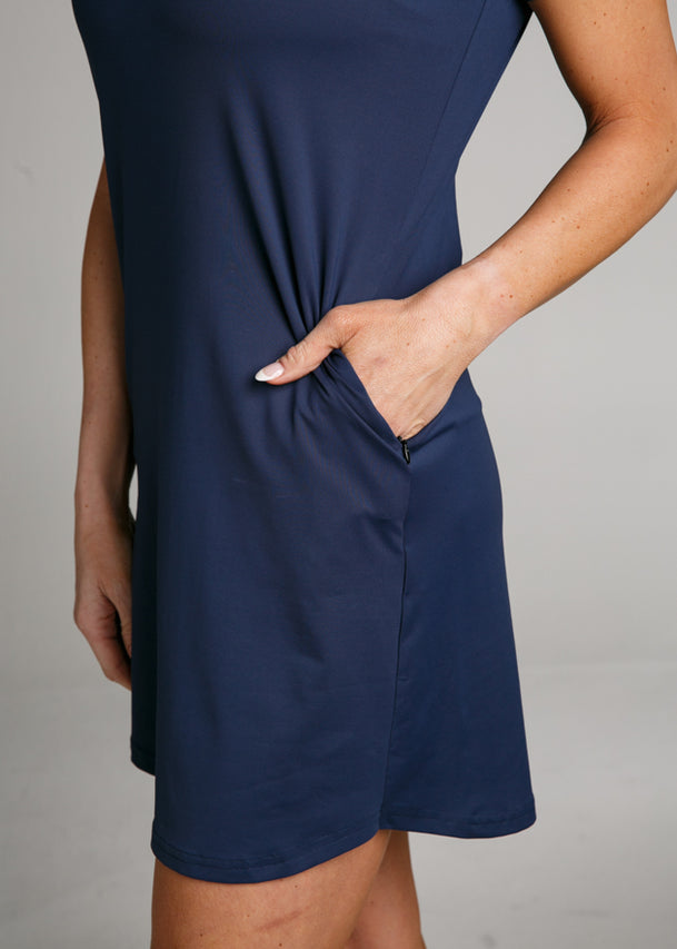 Murray Classic Women's Polo Dress | Navy | William Murray Golf Murray Classic Women's Polo Dress | Navy | William Murray Golf