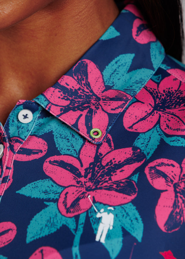 Remastered Women's Polo Dress | Navy | Collar | William Murray Golf