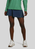 Murray Classic Women's Kerry Skirt | Navy/Green | Front | William Murray Golf