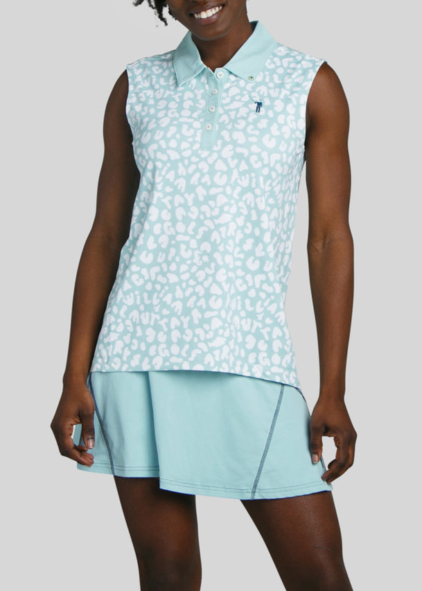 For Esteban A-Line Sleeveless Polo